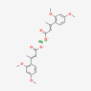 Bis[(Z)-3-(2,4-dimethoxyphenyl)-2-butenoic acid]magnesium salt