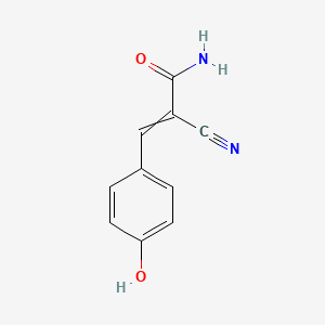 2-Propenamide, 2-cyano-3-(4-hydroxyphenyl)-, (2E)-