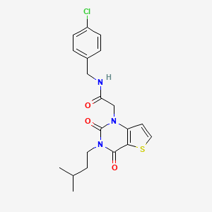 N-(4-chlorobenzyl)-2-[3-(3-methylbutyl)-2,4-dioxo-3,4-dihydrothieno[3,2-d]pyrimidin-1(2H)-yl]acetamide