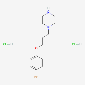 molecular formula C13H21BrCl2N2O B1410595 1-(3-(4-溴苯氧基)丙基)哌嗪二盐酸盐 CAS No. 1956325-78-2