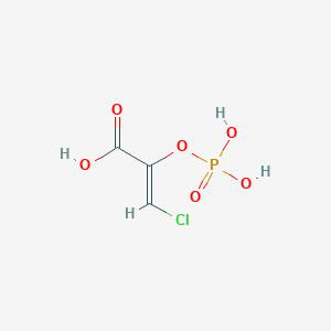 B141062 (Z)-3-Chloro-2-(phosphonooxy)-2-propenoic acid CAS No. 126582-77-2