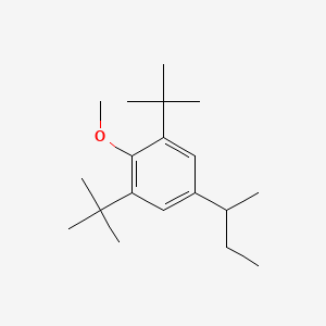 molecular formula C19H32O B1410631 5-仲丁基-1,3-二叔丁基-2-甲氧基苯 CAS No. 1951439-95-4