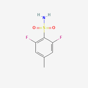 molecular formula C7H7F2NO2S B1410636 2,6-Difluoro-4-methylbenzenesulfonamide CAS No. 1803792-82-6
