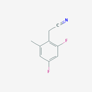 molecular formula C9H7F2N B1410639 2,4-Difluoro-6-methylphenylacetonitrile CAS No. 1807192-55-7