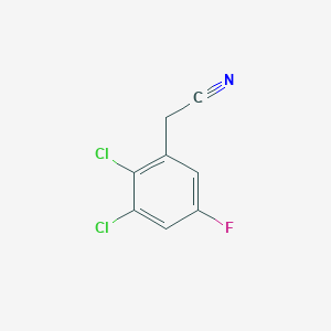 molecular formula C8H4Cl2FN B1410641 2,3-Dichloro-5-fluorophenylacetonitrile CAS No. 1804881-17-1