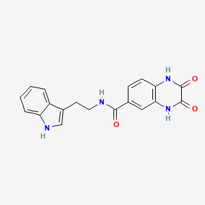 N-[2-(1H-indol-3-yl)ethyl]-2,3-dioxo-1,2,3,4-tetrahydroquinoxaline-6-carboxamide