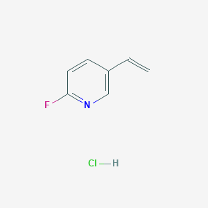 molecular formula C7H7ClFN B1410654 2-Fluoro-5-vinylpyridine hydrochloride CAS No. 1951439-29-4