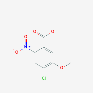 molecular formula C9H8ClNO5 B1410661 4-氯-5-甲氧基-2-硝基苯甲酸甲酯 CAS No. 1823517-66-3