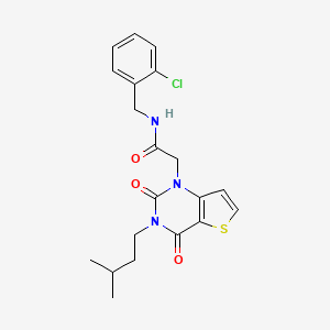 N-(2-chlorobenzyl)-2-[3-(3-methylbutyl)-2,4-dioxo-3,4-dihydrothieno[3,2-d]pyrimidin-1(2H)-yl]acetamide