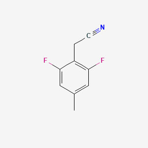 molecular formula C9H7F2N B1410665 2,6-Difluoro-4-methylphenylacetonitrile CAS No. 1806415-79-1