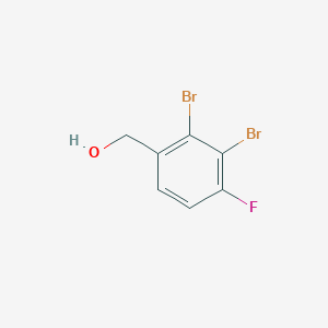 molecular formula C7H5Br2FO B1410668 2,3-Dibromo-4-fluorobenzyl alcohol CAS No. 1804932-93-1