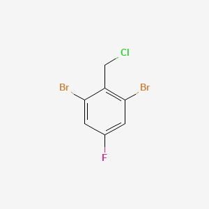 molecular formula C7H4Br2ClF B1410670 2,6-二溴-4-氟苄氯 CAS No. 1806350-35-5