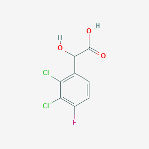 molecular formula C8H5Cl2FO3 B1410683 2,3-Dichloro-4-fluoromandelic acid CAS No. 1806317-30-5