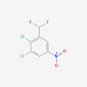molecular formula C7H3Cl2F2NO2 B1410694 2,3-Dichloro-5-nitrobenzodifluoride CAS No. 1803780-88-2