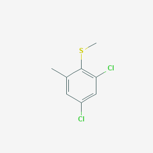 molecular formula C8H8Cl2S B1410696 2,4-Dichloro-6-methylthioanisole CAS No. 1806367-55-4