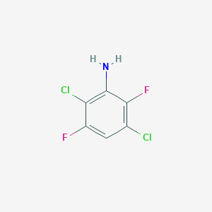 molecular formula C6H3Cl2F2N B1410708 2,5-Dichloro-3,6-difluoroaniline CAS No. 1806274-47-4