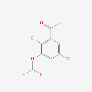 2',5'-Dichloro-3'-(difluoromethoxy)acetophenone