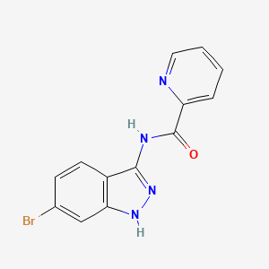 N-(6-bromo-1H-indazol-3-yl)pyridine-2-carboxamide