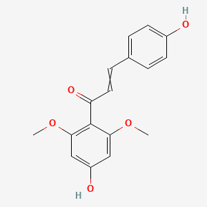 1-(4-Hydroxy-2,6-dimethoxyphenyl)-3-(4-hydroxyphenyl)prop-2-en-1-one