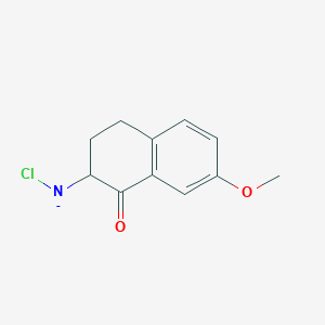 chloro-(7-methoxy-1-oxo-3,4-dihydro-2H-naphthalen-2-yl)azanide