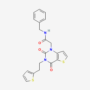 N-benzyl-2-(2,4-dioxo-3-(2-(thiophen-2-yl)ethyl)-3,4-dihydrothieno[3,2-d]pyrimidin-1(2H)-yl)acetamide