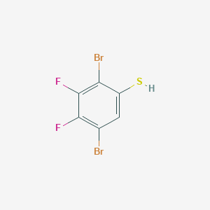 molecular formula C6H2Br2F2S B1410723 2,5-Dibromo-3,4-difluorothiophenol CAS No. 1803836-19-2