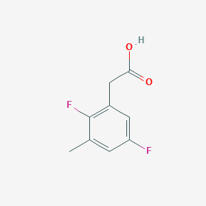 molecular formula C9H8F2O2 B1410725 2,5-Difluoro-3-methylphenylacetic acid CAS No. 1806334-45-1