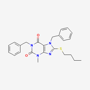 1,7-Dibenzyl-8-butylsulfanyl-3-methylpurine-2,6-dione