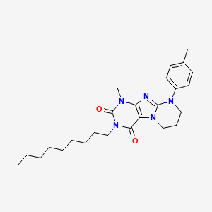 1-methyl-9-(4-methylphenyl)-3-nonyl-7,8-dihydro-6H-purino[7,8-a]pyrimidine-2,4-dione