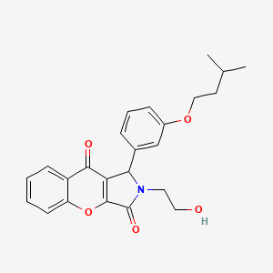 2-(2-Hydroxyethyl)-1-[3-(3-methylbutoxy)phenyl]-1,2-dihydrochromeno[2,3-c]pyrrole-3,9-dione