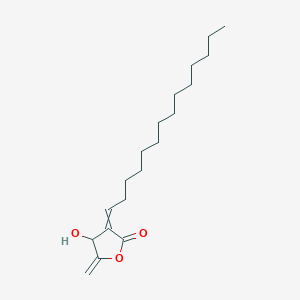 4-Hydroxy-5-methylidene-3-tetradecylideneoxolan-2-one