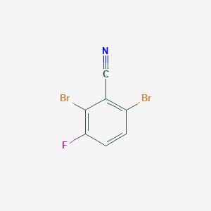 molecular formula C7H2Br2FN B1410775 2,6-Dibromo-3-fluorobenzonitrile CAS No. 1807056-31-0