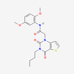 2-(3-butyl-2,4-dioxo-3,4-dihydrothieno[3,2-d]pyrimidin-1(2H)-yl)-N-(2,5-dimethoxyphenyl)acetamide