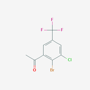2'-Bromo-3'-chloro-5'-(trifluoromethyl)acetophenone