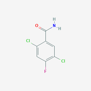 molecular formula C7H4Cl2FNO B1410808 2,5-Dichloro-4-fluorobenzamide CAS No. 1807179-69-6
