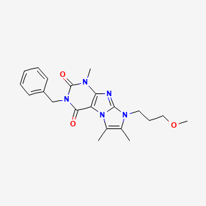 2-Benzyl-6-(3-methoxypropyl)-4,7,8-trimethylpurino[7,8-a]imidazole-1,3-dione