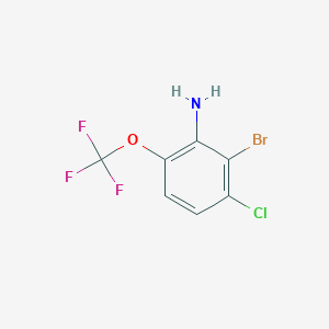 2-Bromo-3-chloro-6-(trifluoromethoxy)aniline