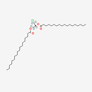 [(2S)-3-chloro-1,1,2,3,3-pentadeuterio-2-octadecanoyloxypropyl] octadecanoate