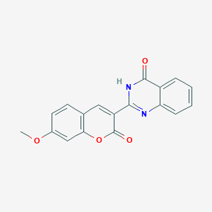 2-(7-methoxy-2-oxo-2H-chromen-3-yl)quinazolin-4(3H)-one