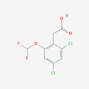2,4-Dichloro-6-(difluoromethoxy)phenylacetic acid