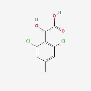 molecular formula C9H8Cl2O3 B1410852 2,6-Dichloro-4-methylmandelic acid CAS No. 1803824-41-0