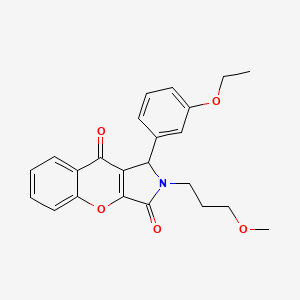 1-(3-Ethoxyphenyl)-2-(3-methoxypropyl)-1,2-dihydrochromeno[2,3-c]pyrrole-3,9-dione