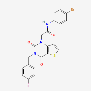 N-(4-bromophenyl)-2-(3-(4-fluorobenzyl)-2,4-dioxo-3,4-dihydrothieno[3,2-d]pyrimidin-1(2H)-yl)acetamide