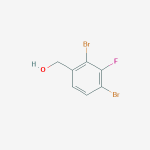 molecular formula C7H5Br2FO B1410885 2,4-Dibromo-3-fluorobenzyl alcohol CAS No. 1806306-94-4