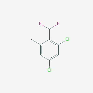 molecular formula C8H6Cl2F2 B1410901 2,4-Dichloro-6-methylbenzodifluoride CAS No. 1807182-87-1