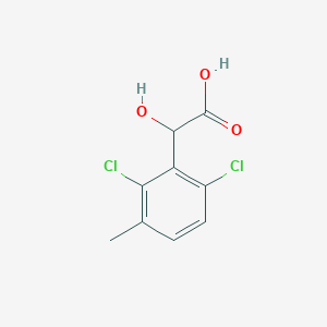 molecular formula C9H8Cl2O3 B1410911 2,6-Dichloro-3-methylmandelic acid CAS No. 1806304-37-9