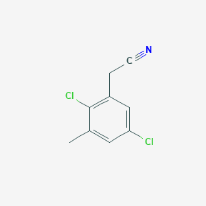 molecular formula C9H7Cl2N B1410912 2,5-Dichloro-3-methylphenylacetonitrile CAS No. 1807180-99-9