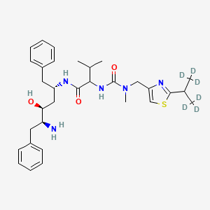 N-[(2S,4S,5S)-5-amino-4-hydroxy-1,6-diphenylhexan-2-yl]-2-[[[2-(1,1,1,3,3,3-hexadeuteriopropan-2-yl)-1,3-thiazol-4-yl]methyl-methylcarbamoyl]amino]-3-methylbutanamide