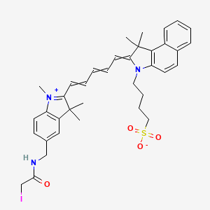 4-[2-[5-[5-[[(2-Iodoacetyl)amino]methyl]-1,3,3-trimethylindol-1-ium-2-yl]penta-2,4-dienylidene]-1,1-dimethylbenzo[e]indol-3-yl]butane-1-sulfonate