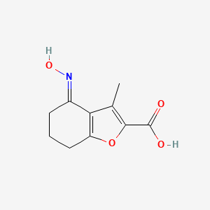 4-(Hydroxyimino)-3-methyl-4,5,6,7-tetrahydrobenzofuran-2-carboxylic acid